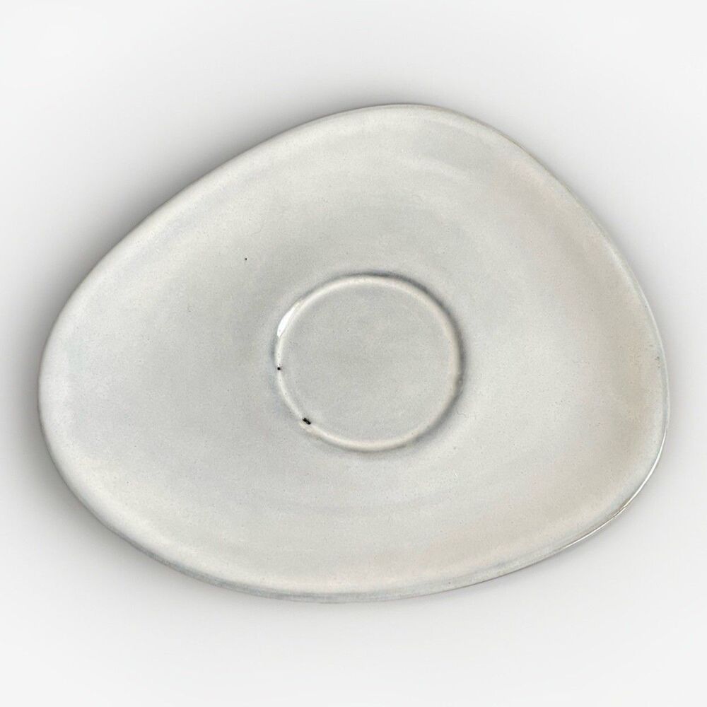 Maisons du Monde Freeform Gray Saucer
